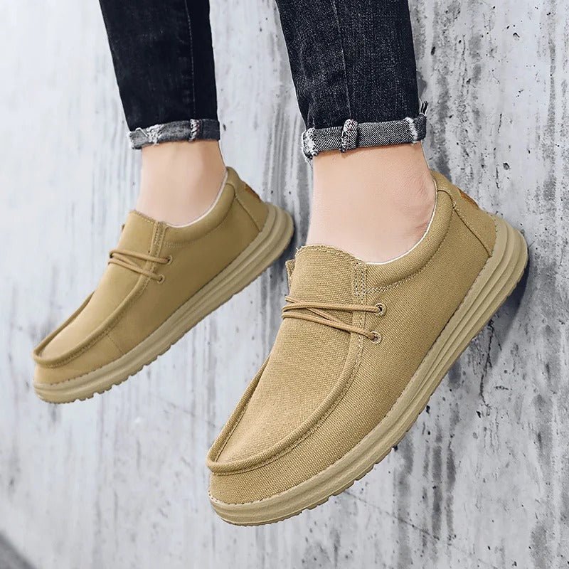 Casual Canvas Slip - On Shoes with Flexible Sole - Harren Cole