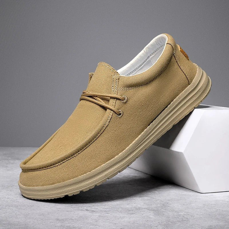 Casual Canvas Slip - On Shoes with Flexible Sole - Harren Cole