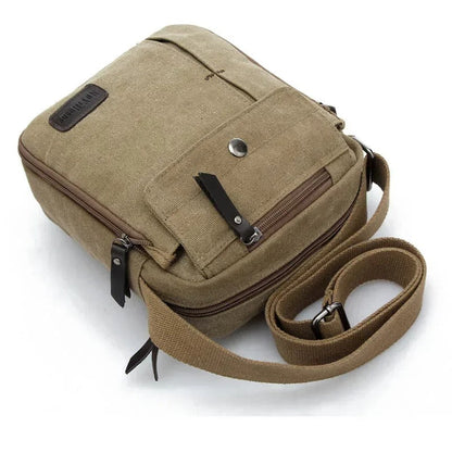 Canvas Vertical Sling Bag