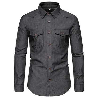 Classic Denim Shirt for Men - Harren Cole