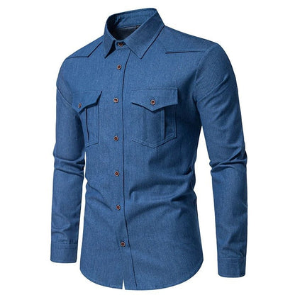 Classic Denim Shirt for Men - Harren Cole