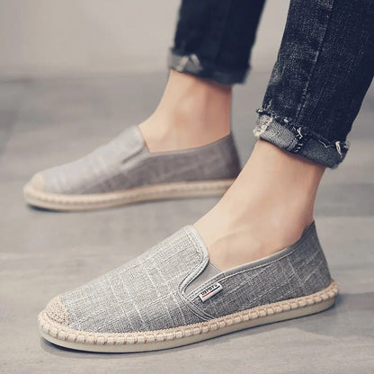 Classic Men's Espadrilles Canvas Slip - On Shoes - Harren Cole