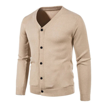 Classic Men's Wool Blend Cardigan Sweater - Harren Cole