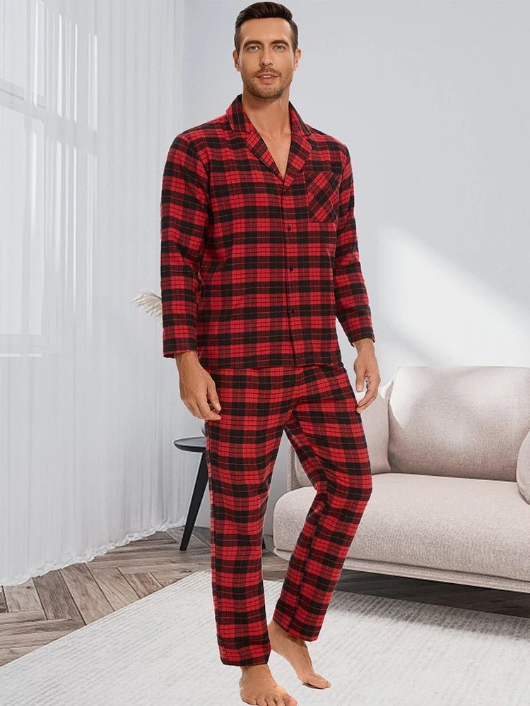 Classic Plaid Pajama Set - Harren Cole