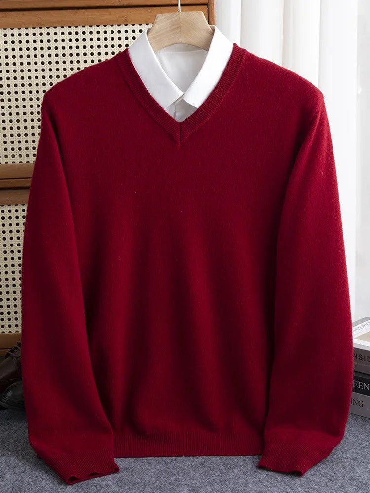 Classic V - Neck Sweater for Men - Harren Cole
