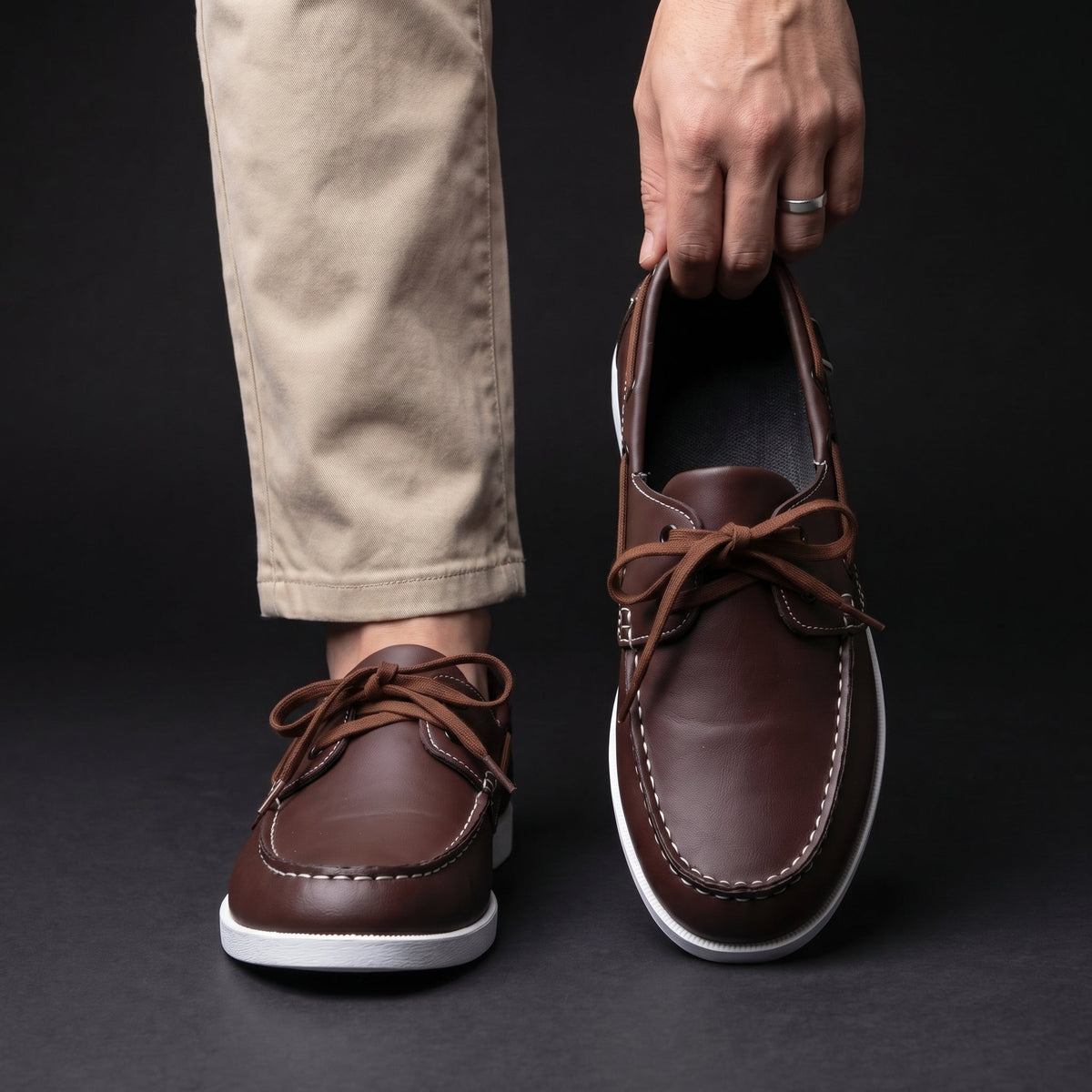 Clean Upper Loafers With Cushioned Footbed - Harren Cole