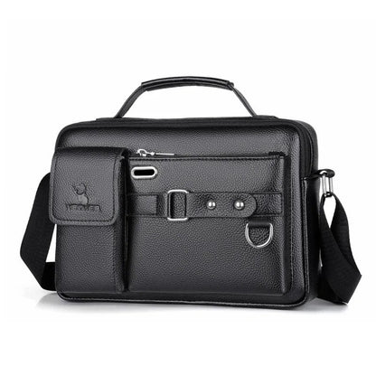 CommandTech Leather Briefcase - Harren Cole