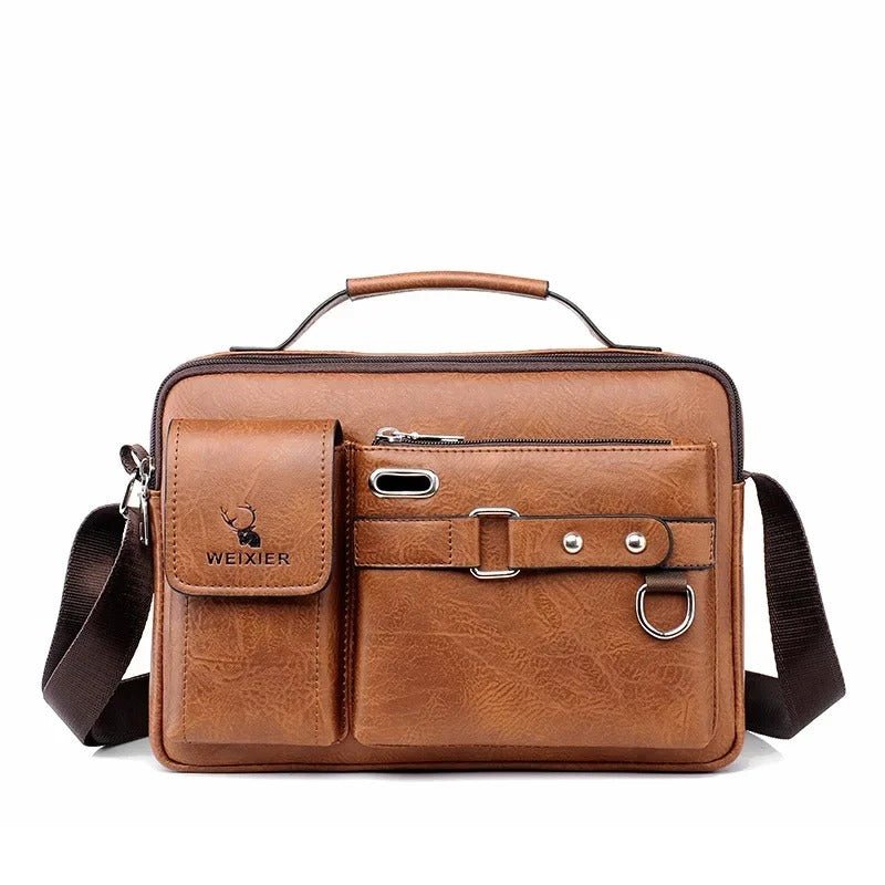 CommandTech Leather Briefcase - Harren Cole
