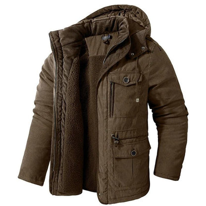 Fleece-Lined Outdoor Jacket for Men