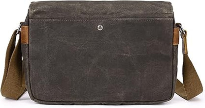Waxed Canvas Messenger Bag Vintage