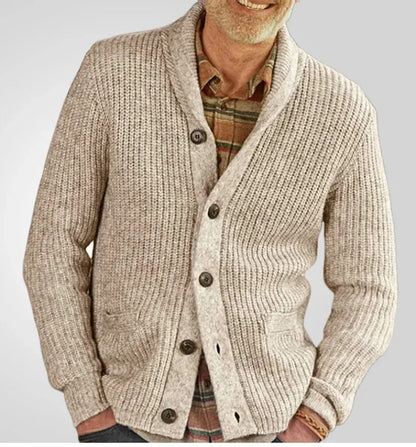 Men's V-Neck Cardigan Sweater
