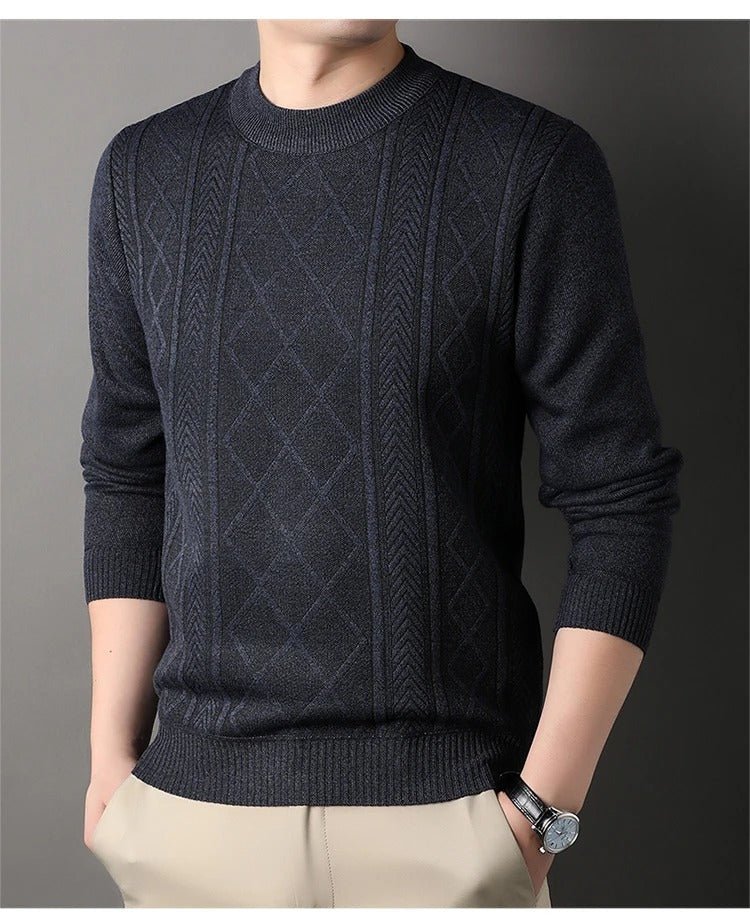 Elegant Men’s Knitted Sweater - Harren Cole