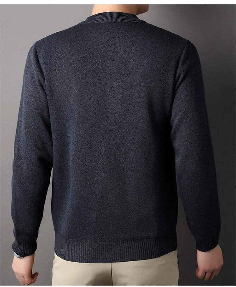 Elegant Men’s Knitted Sweater - Harren Cole