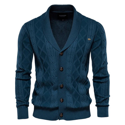 Men's Shawl Collar Cardigan Sweater