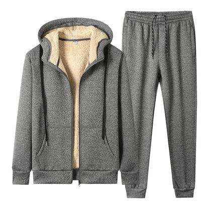 Fleece - Lined Tracksuit Set for Men - Harren Cole