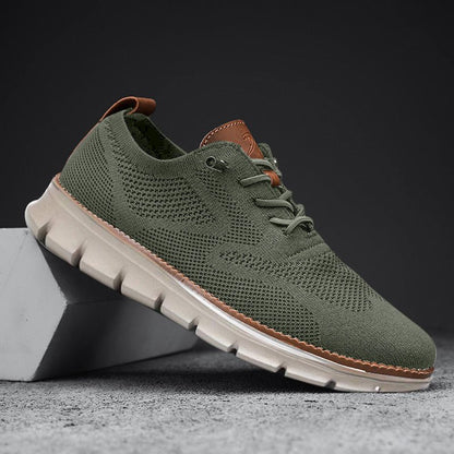 Green Urban Comfort Sneakers for Men - Harren Cole