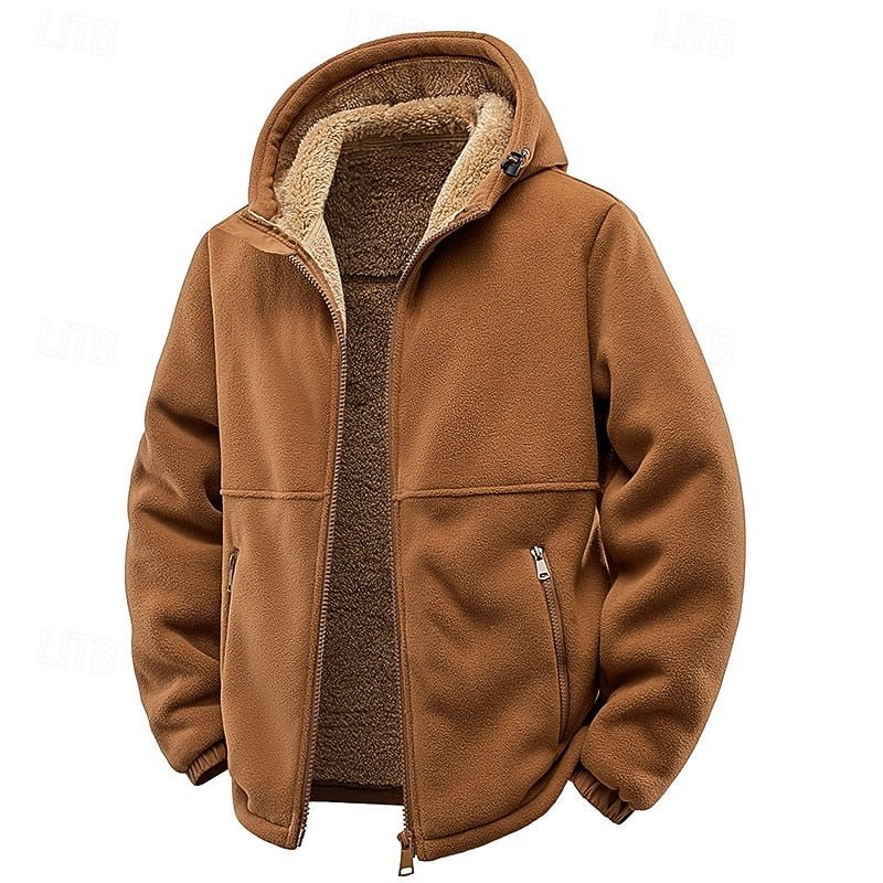 Hooded Zip Jacket With Soft Lining - Harren Cole