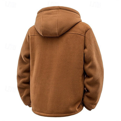 Hooded Zip Jacket With Soft Lining - Harren Cole