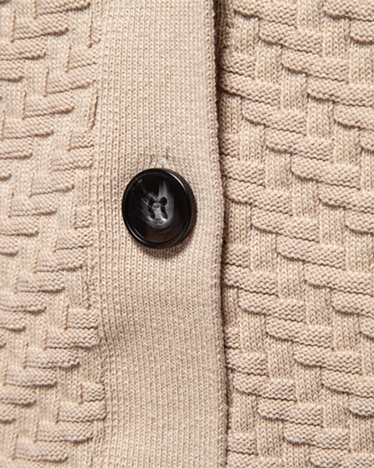 Knitted Button - Up Cardigan Sweater - Harren Cole