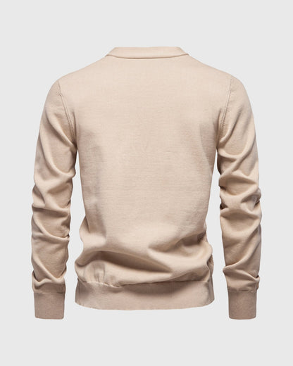 Knitted Button - Up Cardigan Sweater - Harren Cole