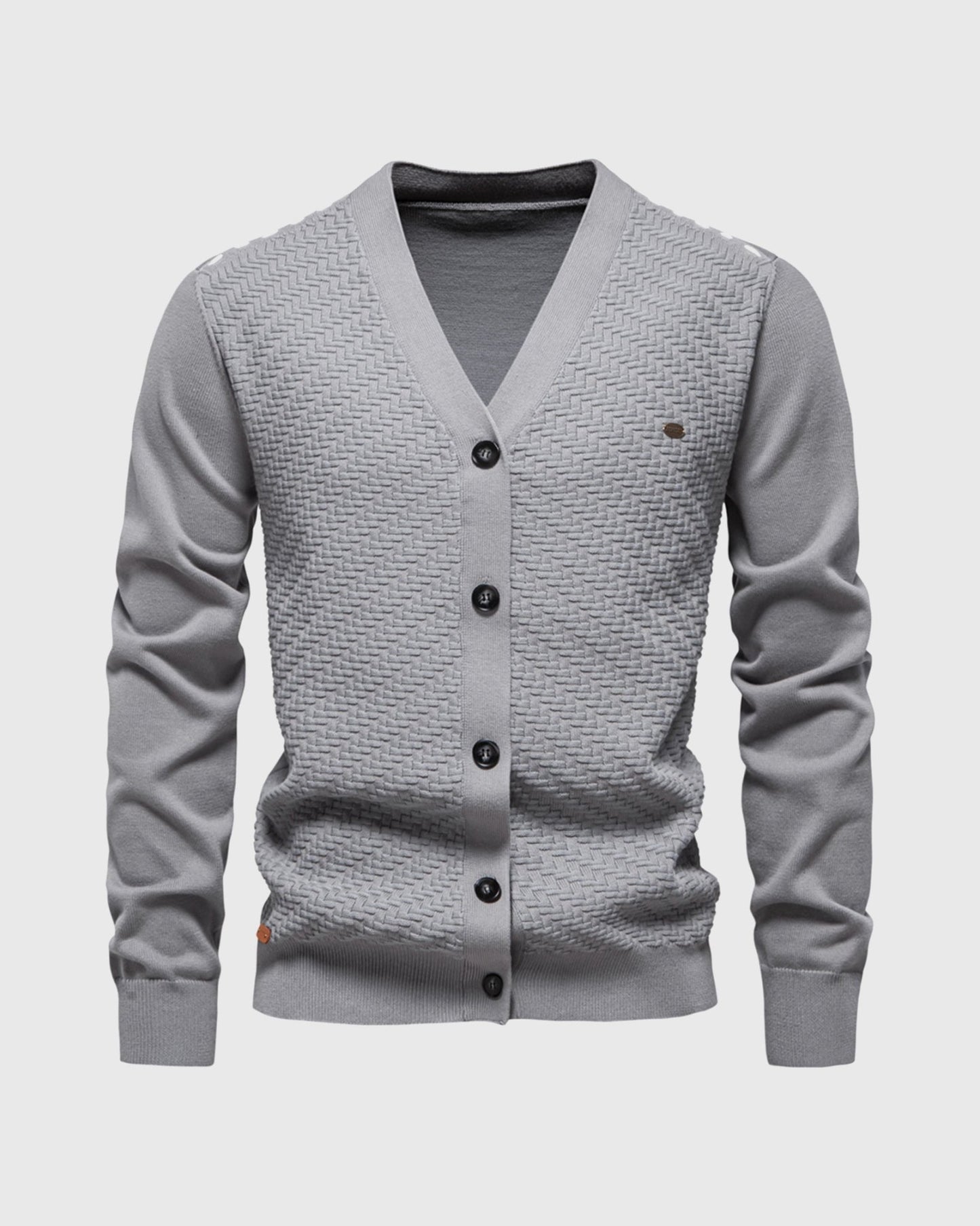 Knitted Button - Up Cardigan Sweater - Harren Cole