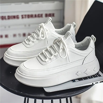 Leather Sneakers For Everyday Wear - Harren Cole