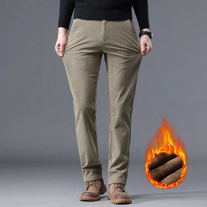 Lined Corduroy Pants for Cold Weather - Harren Cole