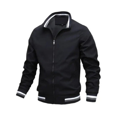Men Lightweight Waterproof Bomber Windbreaker Jacket White - Harren Cole