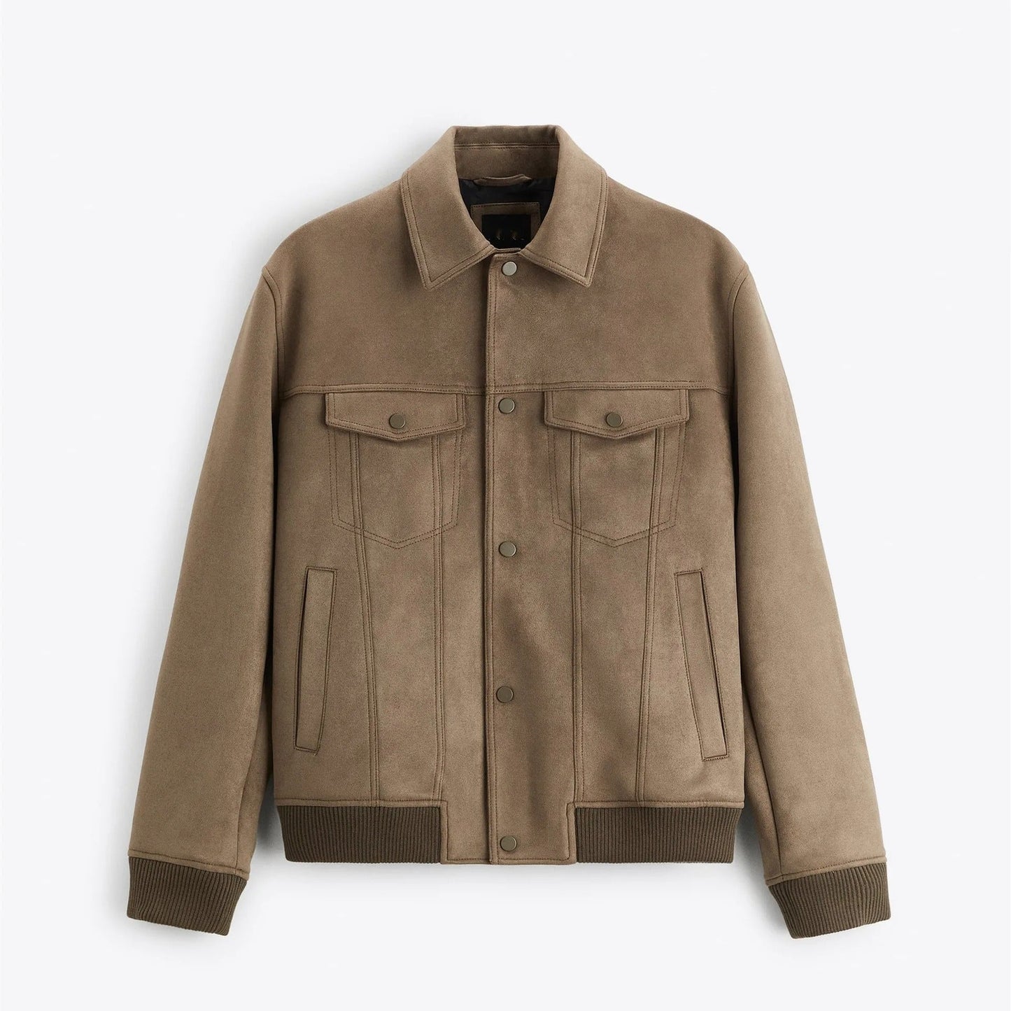 Men’s Biker Style Suede Jacket - Harren Cole