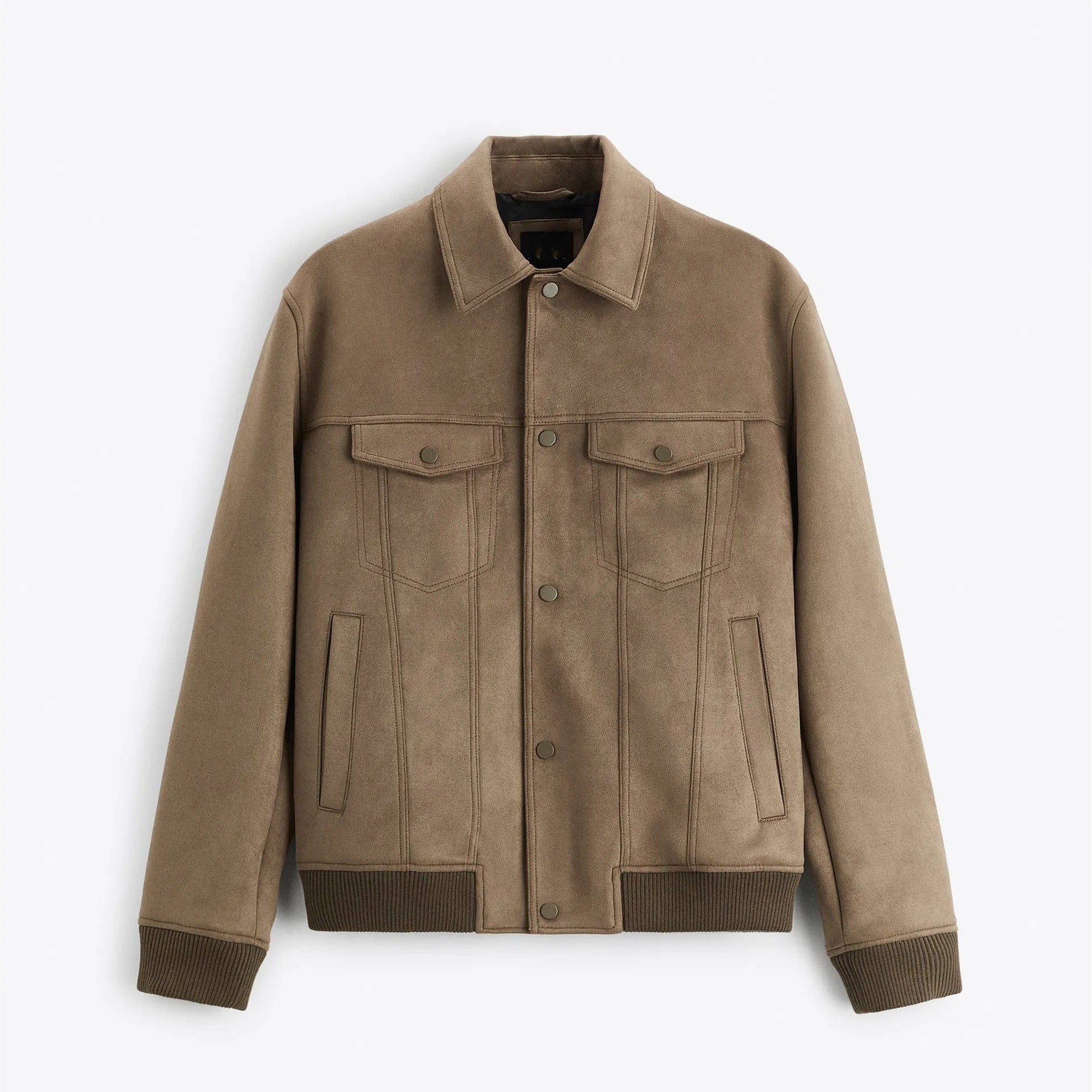 Men’s Biker Style Suede Jacket - Harren Cole