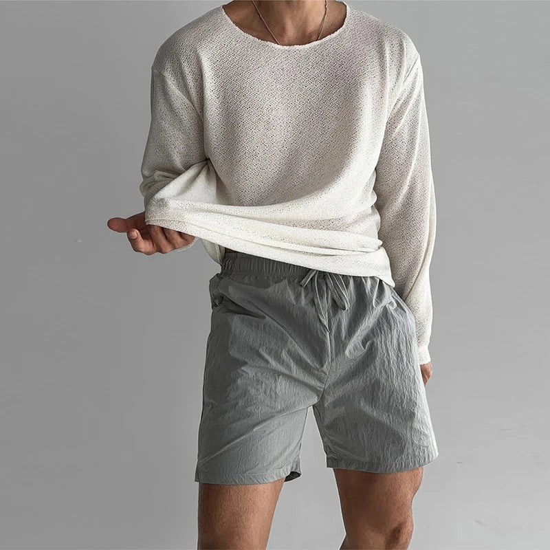 Men's Breathable Knit Shirt Lightweight Comfort Top - Harren Cole