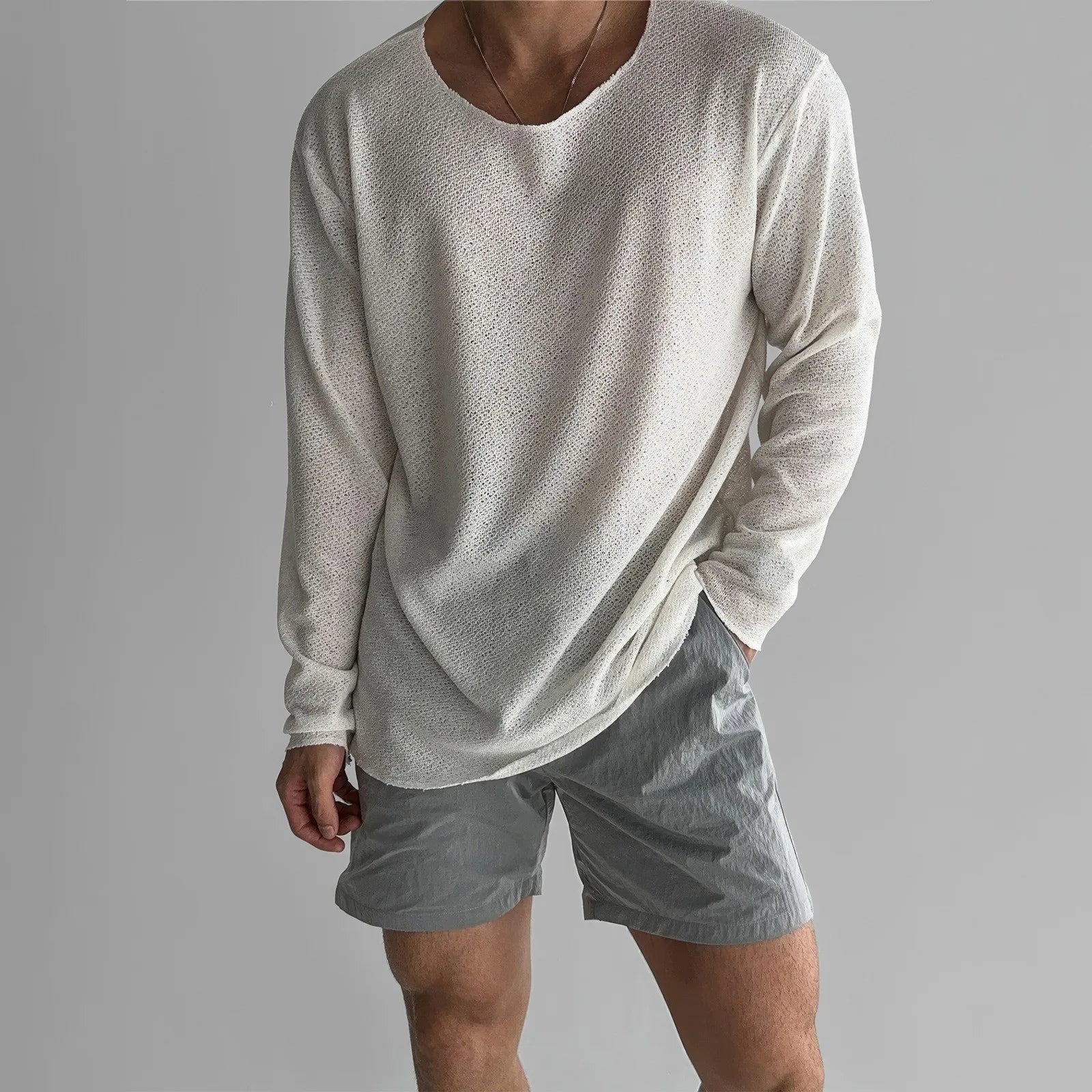 Men's Breathable Knit Shirt Lightweight Comfort Top - Harren Cole