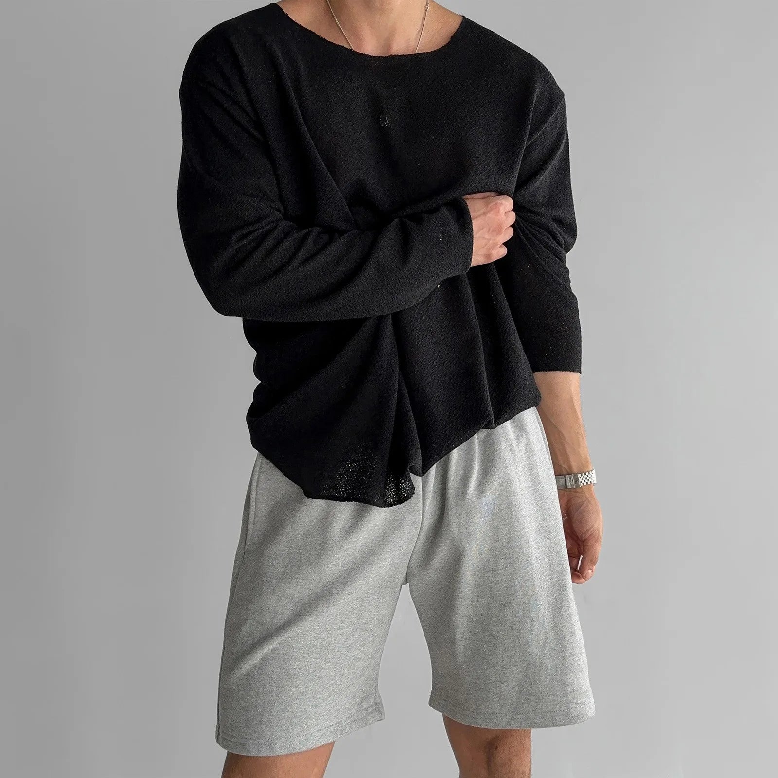 Men's Breathable Knit Shirt Lightweight Comfort Top - Harren Cole