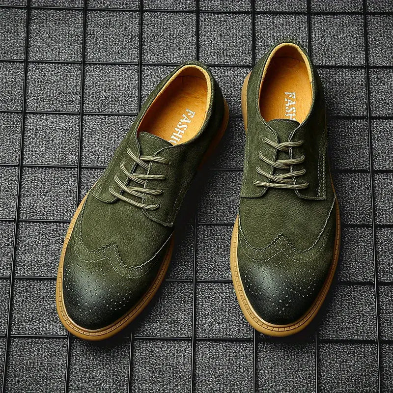 Men's Breathable Oxford Lace - Up Casual and Business Shoes - Harren Cole