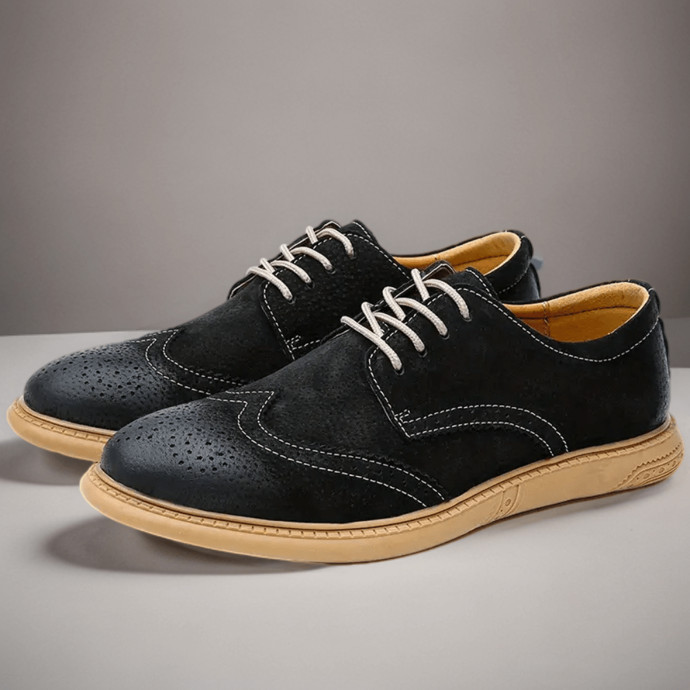 Men's Breathable Oxford Lace - Up Casual and Business Shoes - Harren Cole