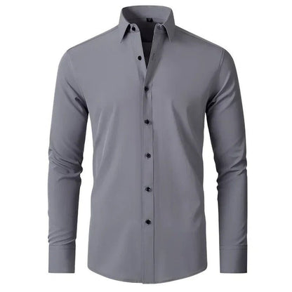 Men’s Business Shirt with Button Placket - Harren Cole