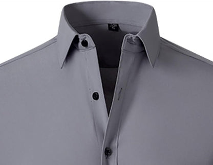 Men’s Business Shirt with Button Placket - Harren Cole