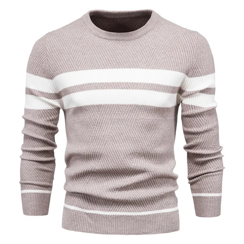 Men's Chunky Knit Sweater Thick Warm Pullover - Harren Cole