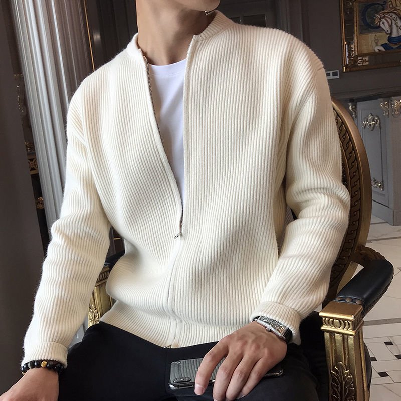 Men's Classic Knit Cardigan Soft Warm Layer - Harren Cole