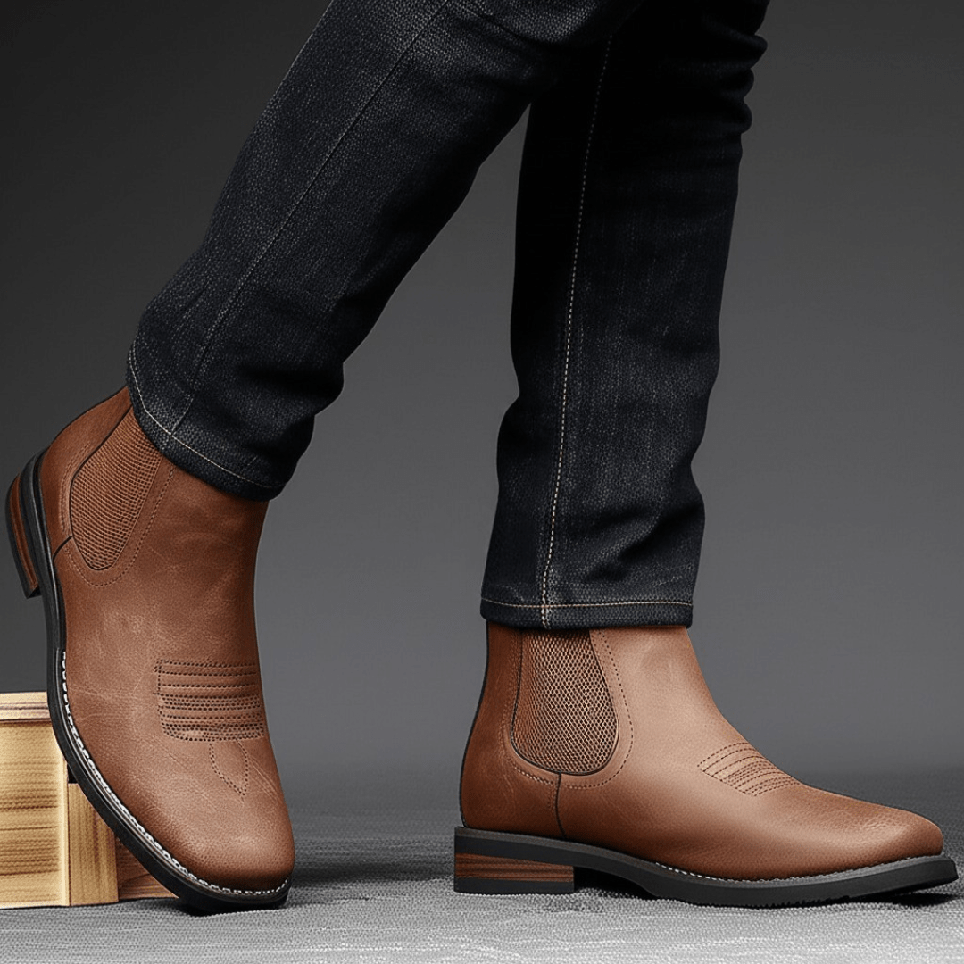 Men's Classic Leather Boots - Harren Cole