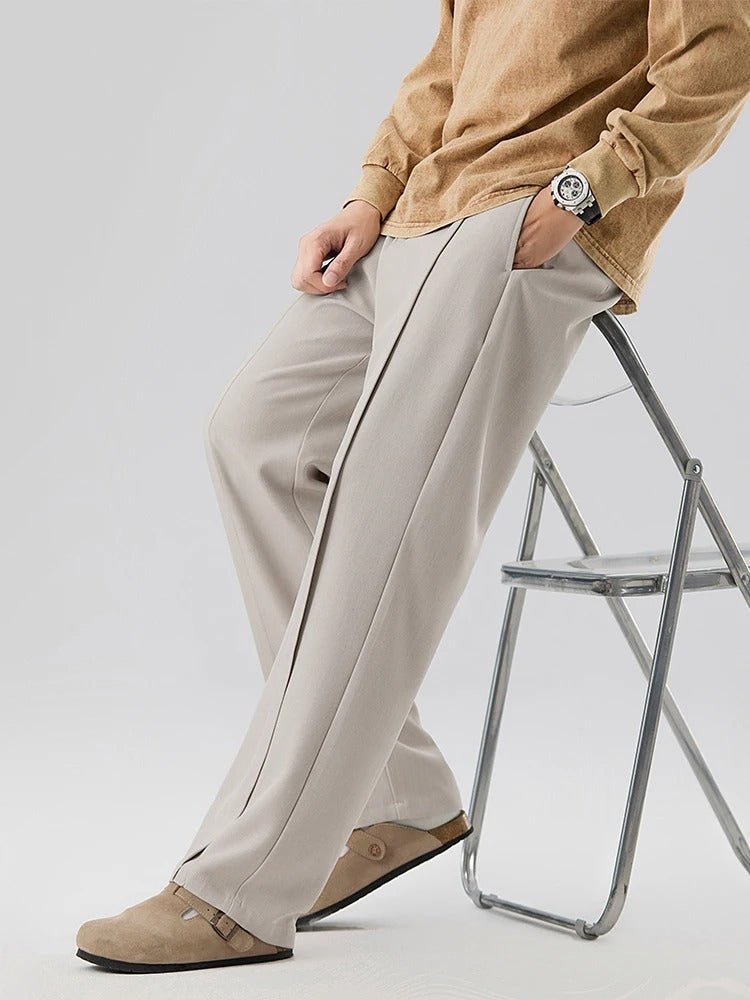 Men's Comfortable Pleated Trousers - Harren Cole