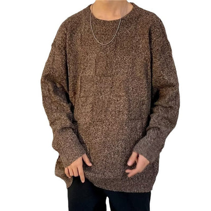 Men's Diamond Pattern Long Sleeve Sweater - Harren Cole
