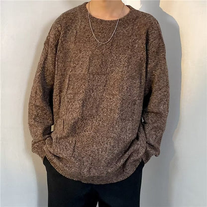 Men's Diamond Pattern Long Sleeve Sweater - Harren Cole