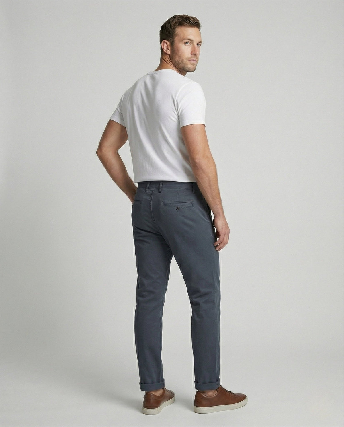 Men's Fleece-Lined Chino Pants - Harren Cole