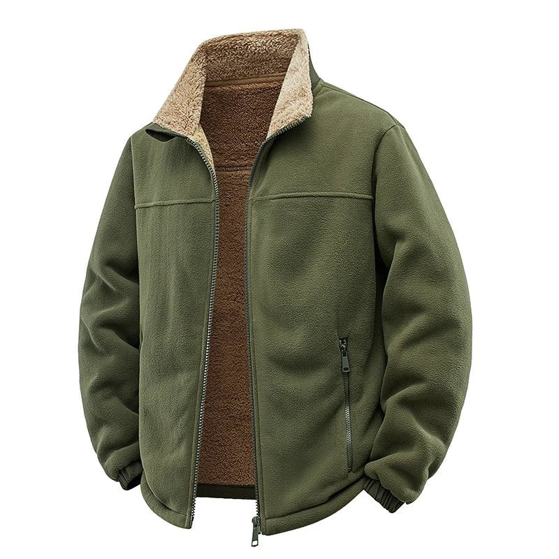 Men’s Fleece Polar Lined Hunting Jacket Multi-Pocket - Harren Cole