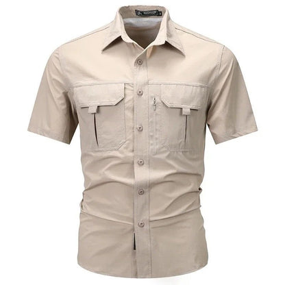 Men's Functional Short - Sleeve Performance Shirt - Harren Cole
