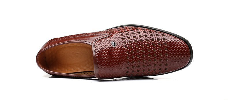 Men's Genuine Leather Business Dress Shoes - Harren Cole