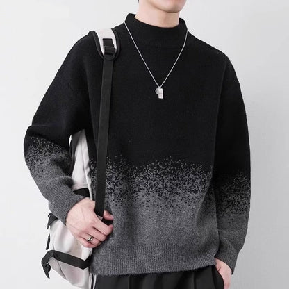 Men's Gradient Knit Pullover Sweater - Harren Cole