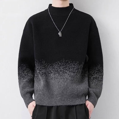 Men's Gradient Knit Pullover Sweater - Harren Cole