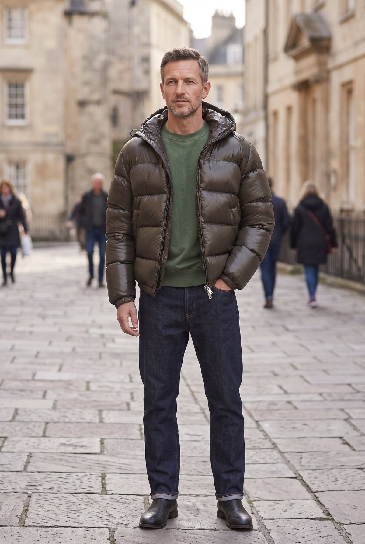 Men's Hooded Quilted Winter Jacket - Harren Cole